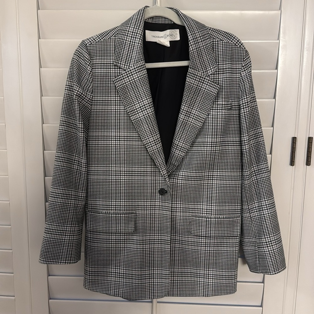 Thread & Supply Single Button Blazer - image 4